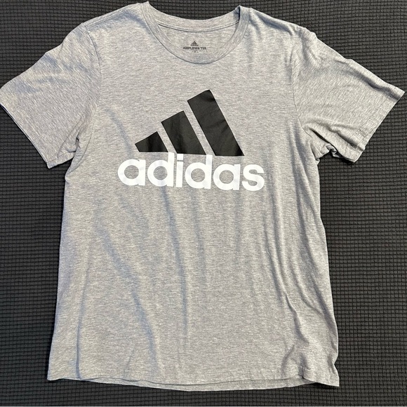 adidas Other - LIMITED TIME $5 ITEM!! Adidas Men's Gray Tee with Black and White Logo
